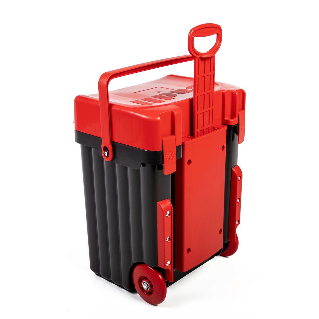 Xramp trolley porta attrezzi/attrezzatura con sedile
